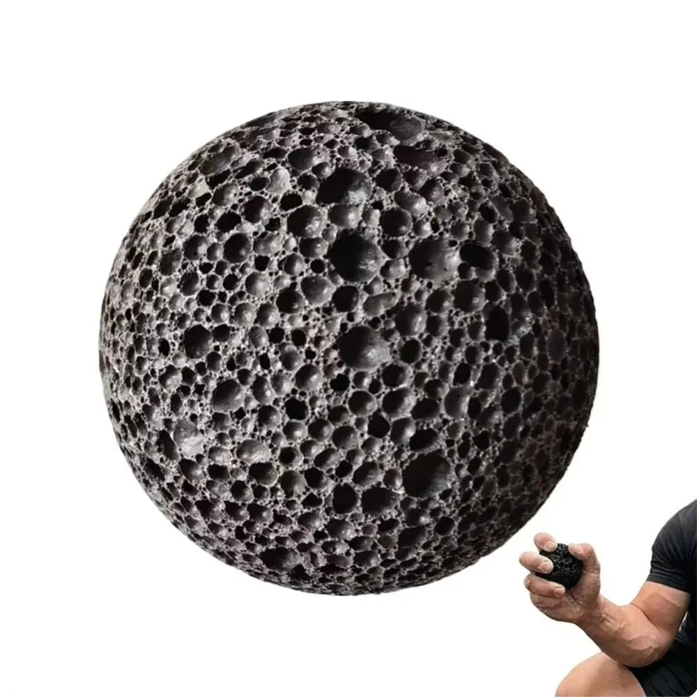 Natural Lava Stone Hand Grip Ball Porous Texture Callus Building Hand Callus Ball 5cm Grip Strength Training Ball