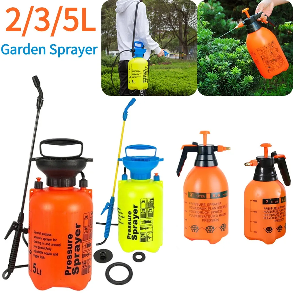 

2L/3L/5L High-Pressure Garden Watering Can Watering Spray Disinfection Pneumatic Air Compression Pump Manual Pressure Sprayer