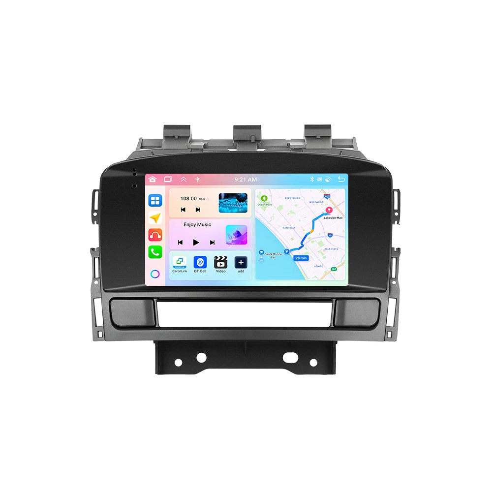 Podofo 2 Din 7" 6+128G Android Autoradio für Buick Excelle 2010-2014/Opel Astra J 2011-2012 Smart Car Systems GPS-Navigation WiFi CarPlay Android Auto Auto-Video-Multimedia-Player BT FM Auto-Player