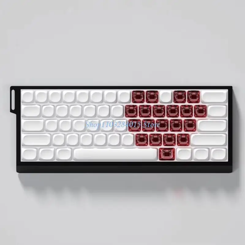 R6FF Heart MOA Profile 1U 1.25U No Engraveds Blank Keycap for Mechanical Keyboards