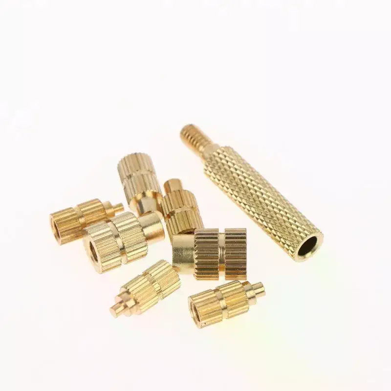 

M2 M3 M4 M5 M6 M8 Brass Heat Set Nut Kit for Plastic Soldering Iron Insert Heads for DIY Repair and Prototyping
