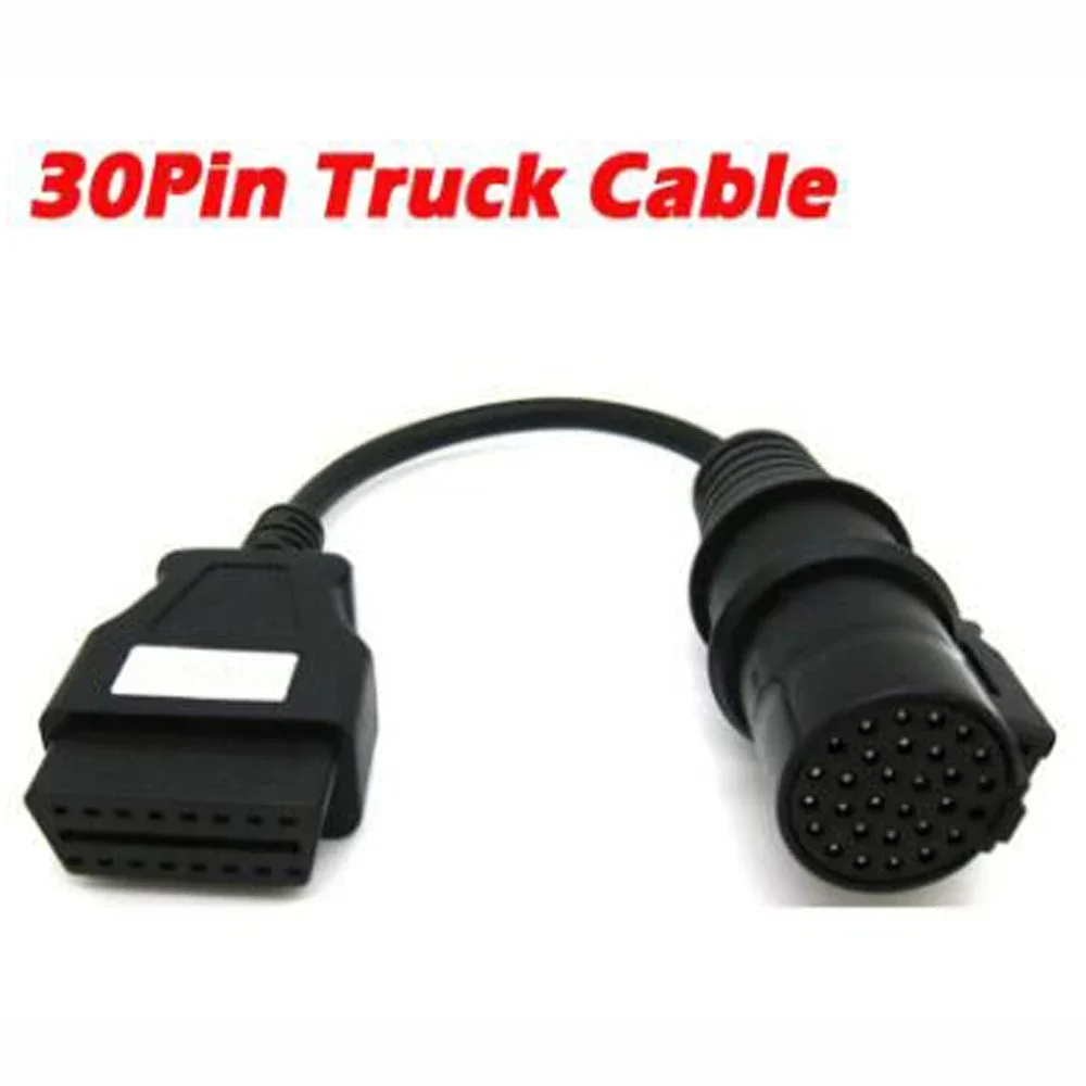 OBD Adapter for IVECO 30Pin To 16Pin Female Truck OBD2 Cable OBDii Connector for IVECO Diesel Car 30 Pin To OBD2 16 Pin