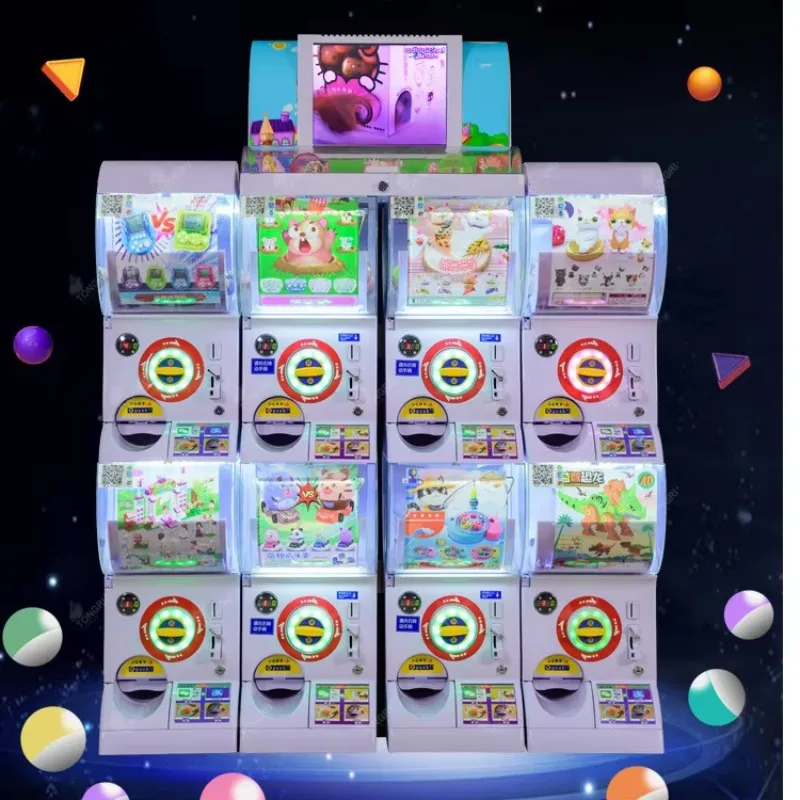 

Японский автомат Gachapon, детский толкатель для монет, конфетное яйцо, поворотная карта Gacha, игрушка, металлический и пластиковый торговый жетон, гашапон