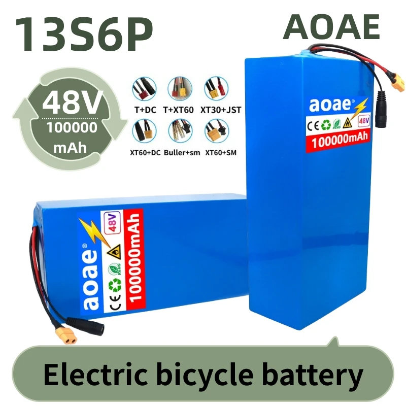 

13S6P 48V 100Ah 18650 Lithium Battery Pack 1000W High Power 54.6V built-in 30A BMS for outdoor power tool backup battery！！！