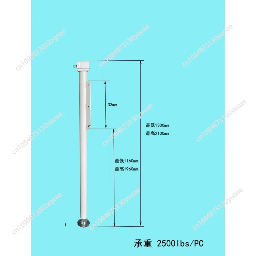 Electric&manual Backpack Trailer Jack Stand Set of 4 High Lifting Jacks for Camper Caravan Trailer 2500lbs Load 110-780mm Height