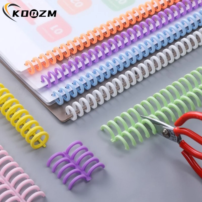 Imagem -02 - Notebook Binding Clips Album Binder Livro de Papel Folhas Soltas Scrapbook Binder Binder Ring 30 Buracos Círculos a4 10 Pcs