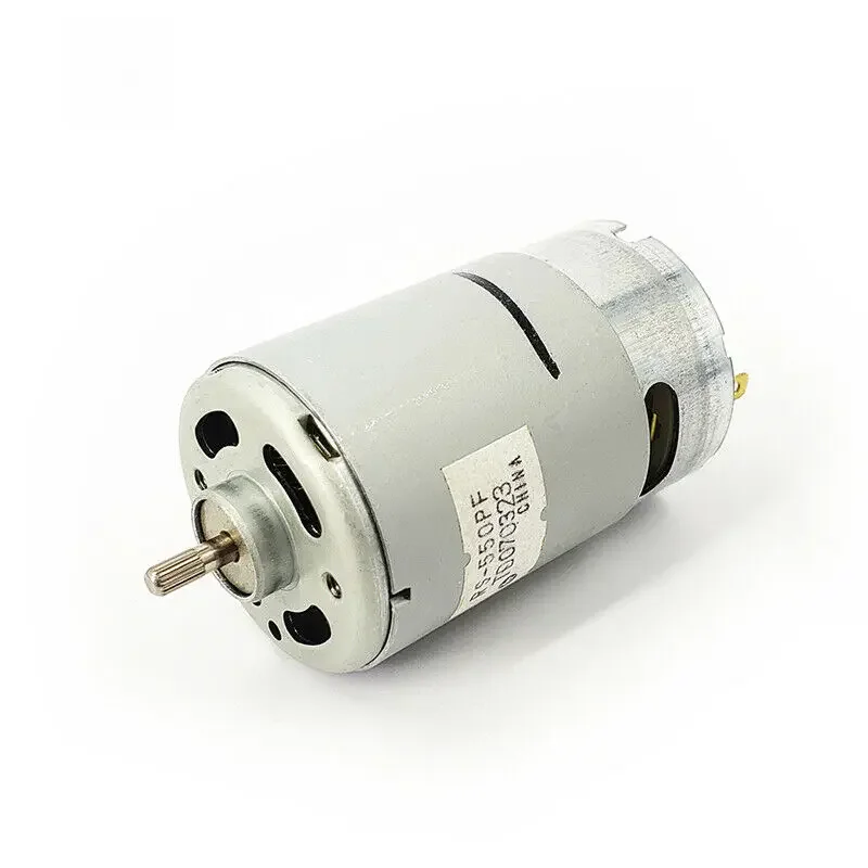 Micro 38mm MABUCHI RS-550PF Motor DC 12V-24V 18V 20000RPM High Speed High Power Torque Spined Shaft for Electric Drill Tool