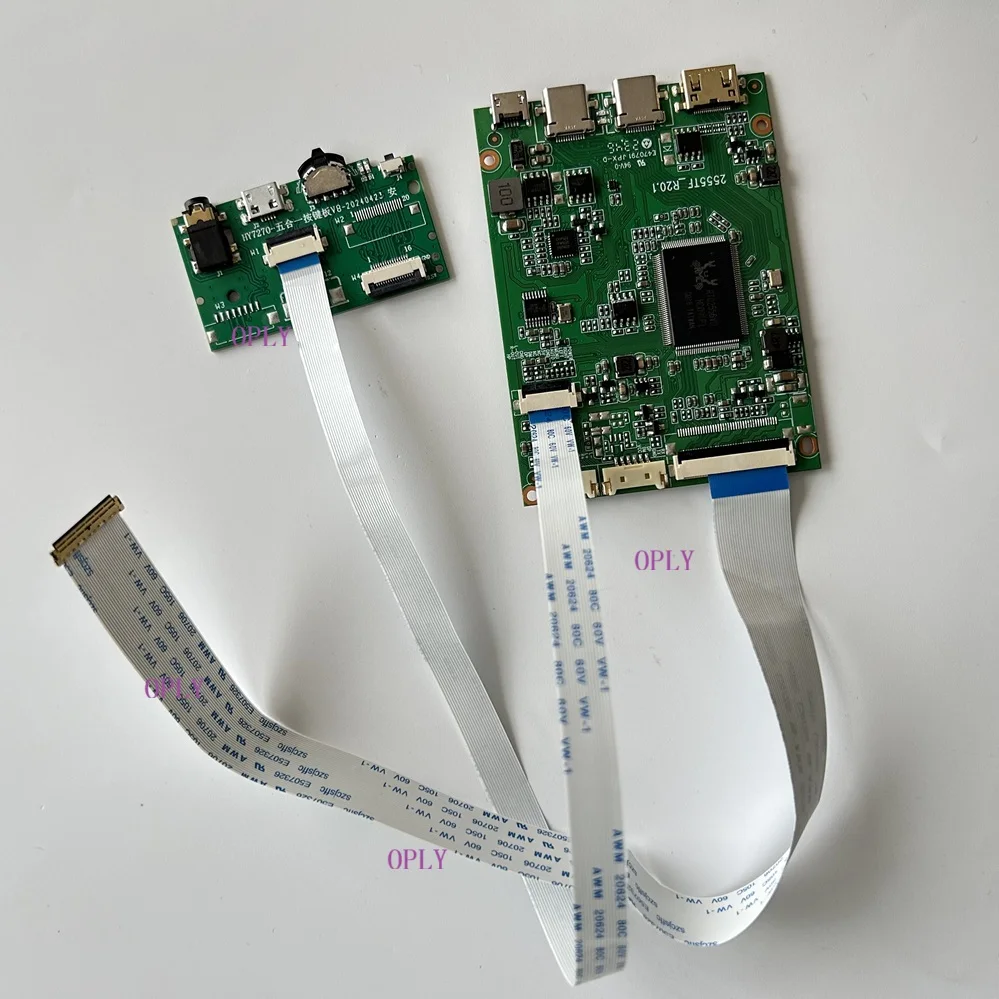 EDP Controllor board 2 TYPE C Mini HDMI-compatible for N156HCG N156HCG-GT1 N156HCG-GQ1 15.6” 1920x1080 LED screen kit DIY