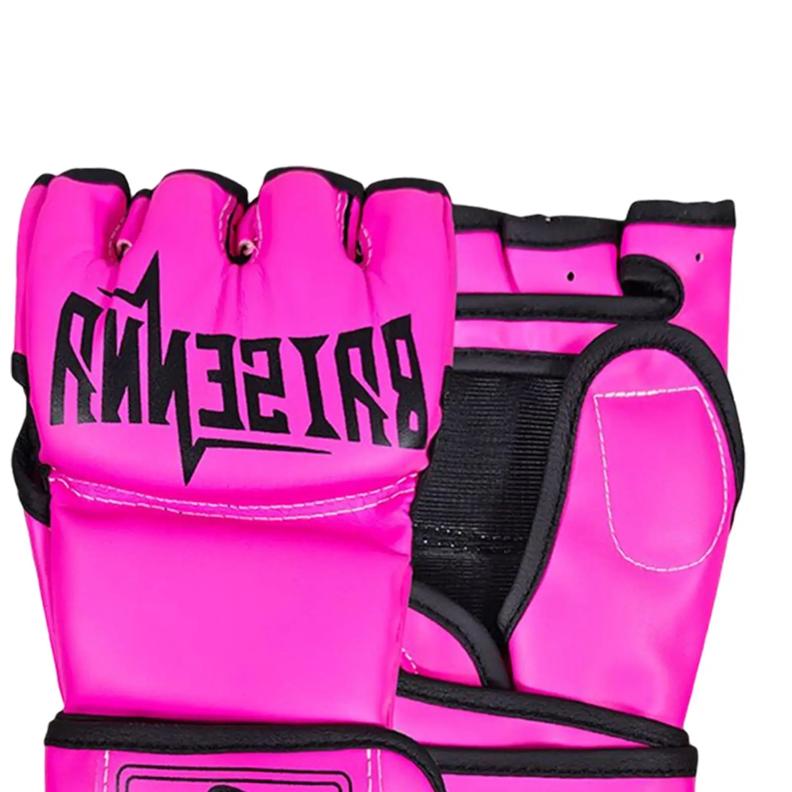 

Mma Gloves Half Finger Martial Arts Sandbag Workout Open Palm Boxing Gloves