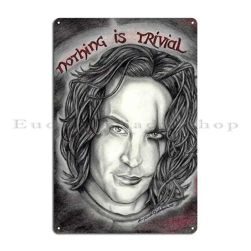 لا شيء هو علامات معدنية تافهة للحفلات والسينما الحديدية ملصق كلاسيكي من القصدير #2