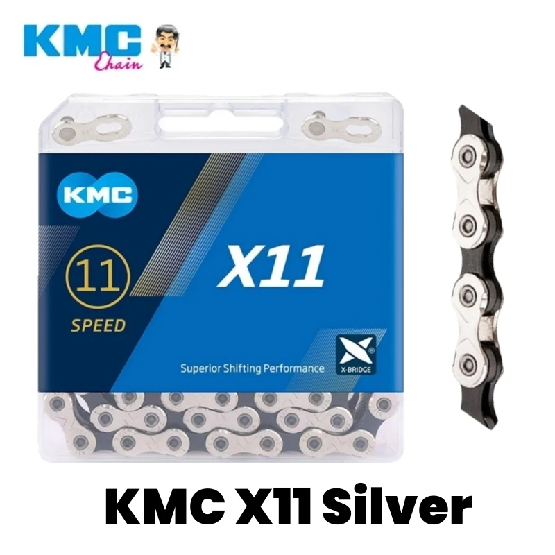 KMC-cadena para bicicleta de montaña, accesorio para bici de carretera, 8, 9, 10, 11, 12 velocidades, 116, 118, 126L, piezas para Shimano SRAM, X8, X9, X10, X11, X12