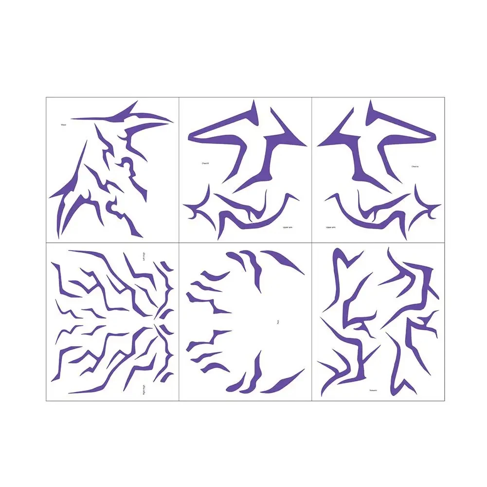 

Tattoos Party Demon Tattoo Sticker Rumi Decals Party Gifts Party Costume Supplies