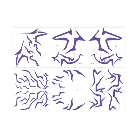 Tattoos Party Demon Tattoo Sticker Rumi Decals Party Gifts Party Costume Supplies