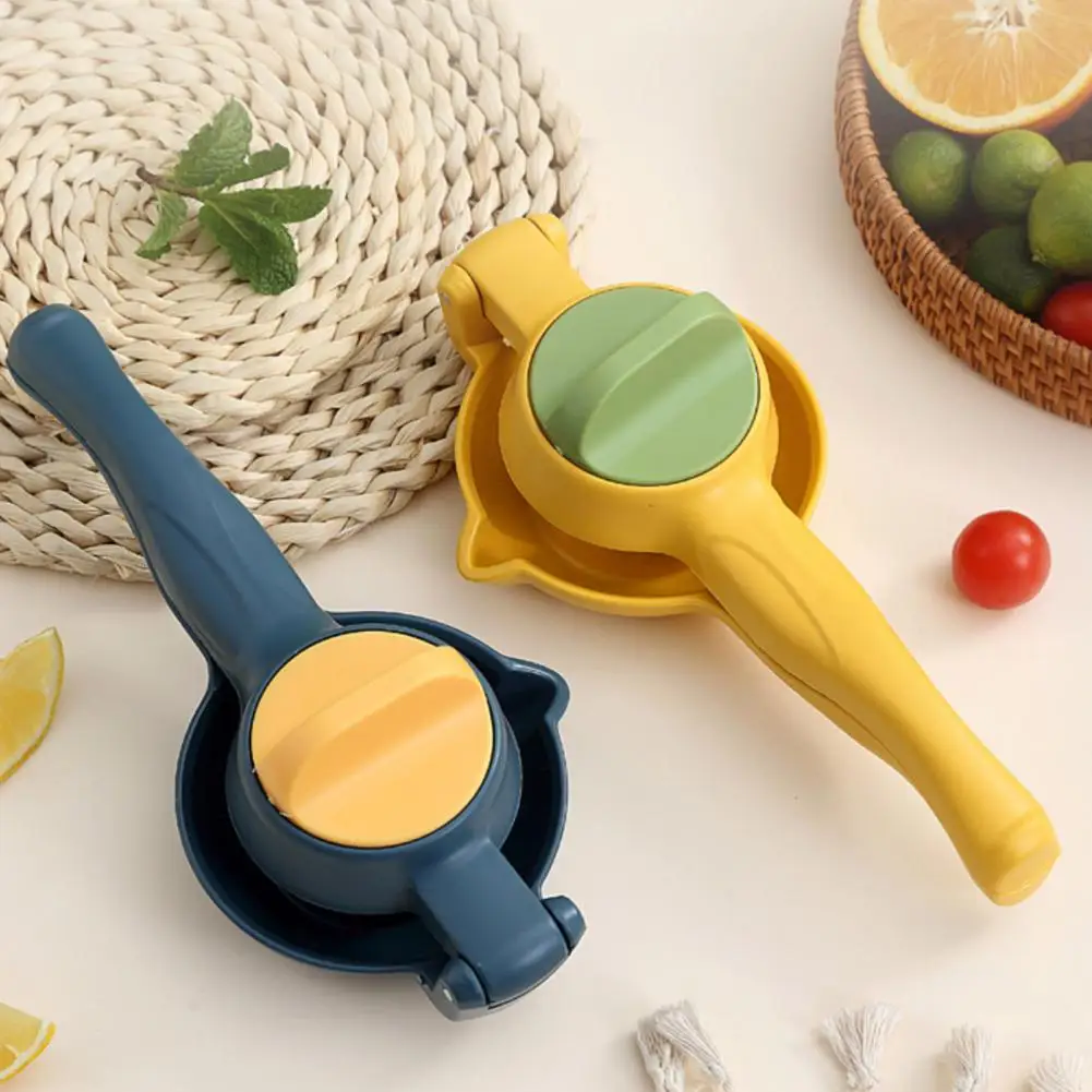 2026 Citrus Press Manual Citrus Juicer with Long Handle Fruit Press for Lemon Orange Pomegranate Juice Extractor Portable Essent
