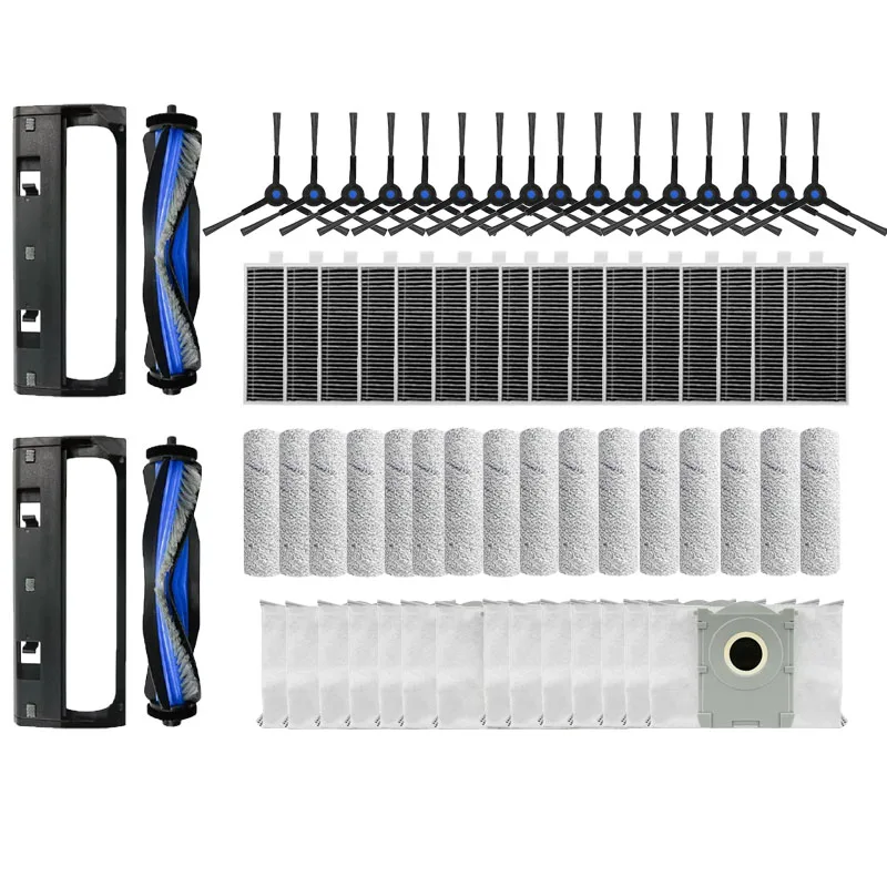 Original Ecovacs X8 Omni Vacuum Cleaner Accessories X8 Pro Omni Main Brush Cover Cleaning Solution Consumables