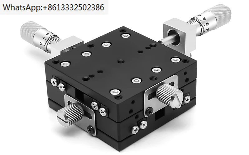 XY axis displacement stage, manual two-axis cross slide table, optical fine-tuning precision table, LY40/60/80/125