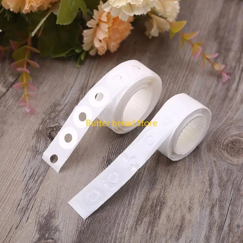 W89C 250 Pcs Loose-Leaf Paper Hole Reinforcement Labels Round Stickers Office Lables