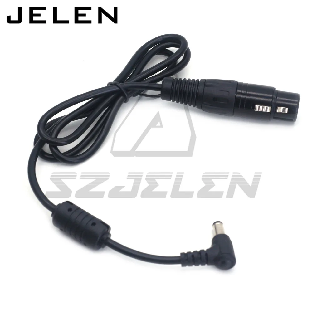 DC5525 to XLR 4pin Female Power Cable for monitor power cord