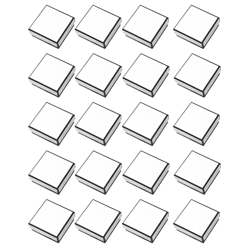 20Pcs Compact Jewelry Boxes Necklace Earrings Storage Gift Set Space Saver Portable Chic Design Shiny Protector