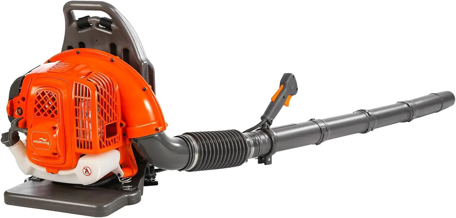 

Backpack Leaf Blower Gas Powered 65CC 2 Stroke Engine 850 CFM 205 MPH Commercial Grade Yard Blower for Heavy Duty Lawn Care