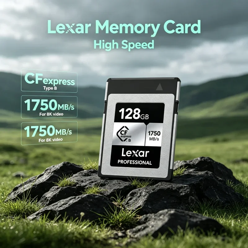 Lexar CFexpress Type B Memory Card 128GB 256GB Read 1750MB/s 512GB CF express Type B Card Storage Card For 8K RAW Video