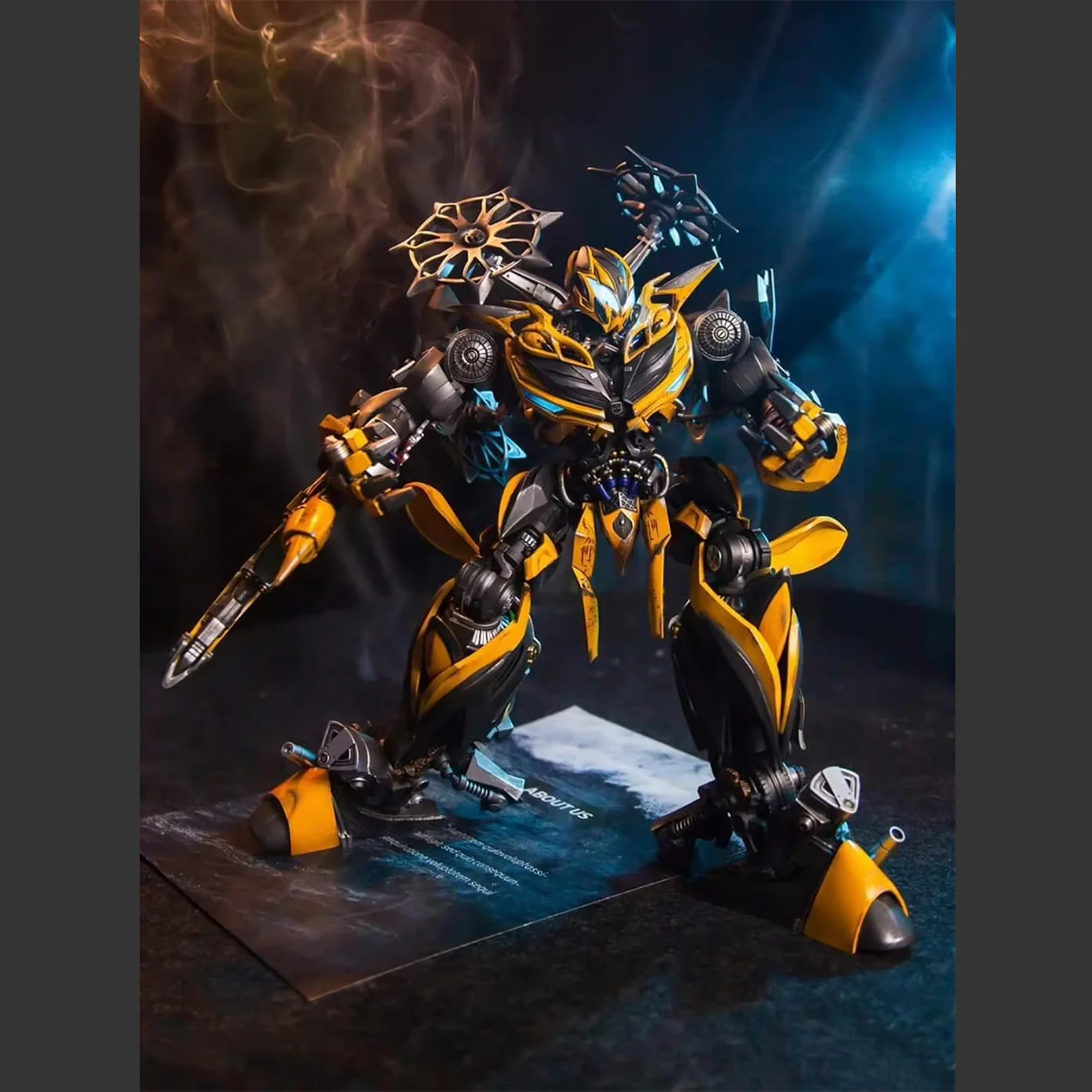 Original comichave1:18 alloy version Bumblebee Action Figure Model Toys collectible scene decoration gift35CM