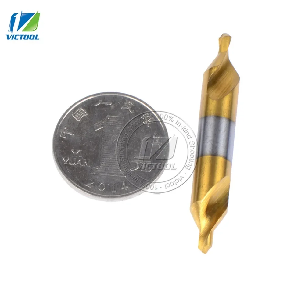 3 ピース/セット電気 HSS3.15 コンビネーションセンタードリル皿穴ビットセット旋盤ミル 60 度角度