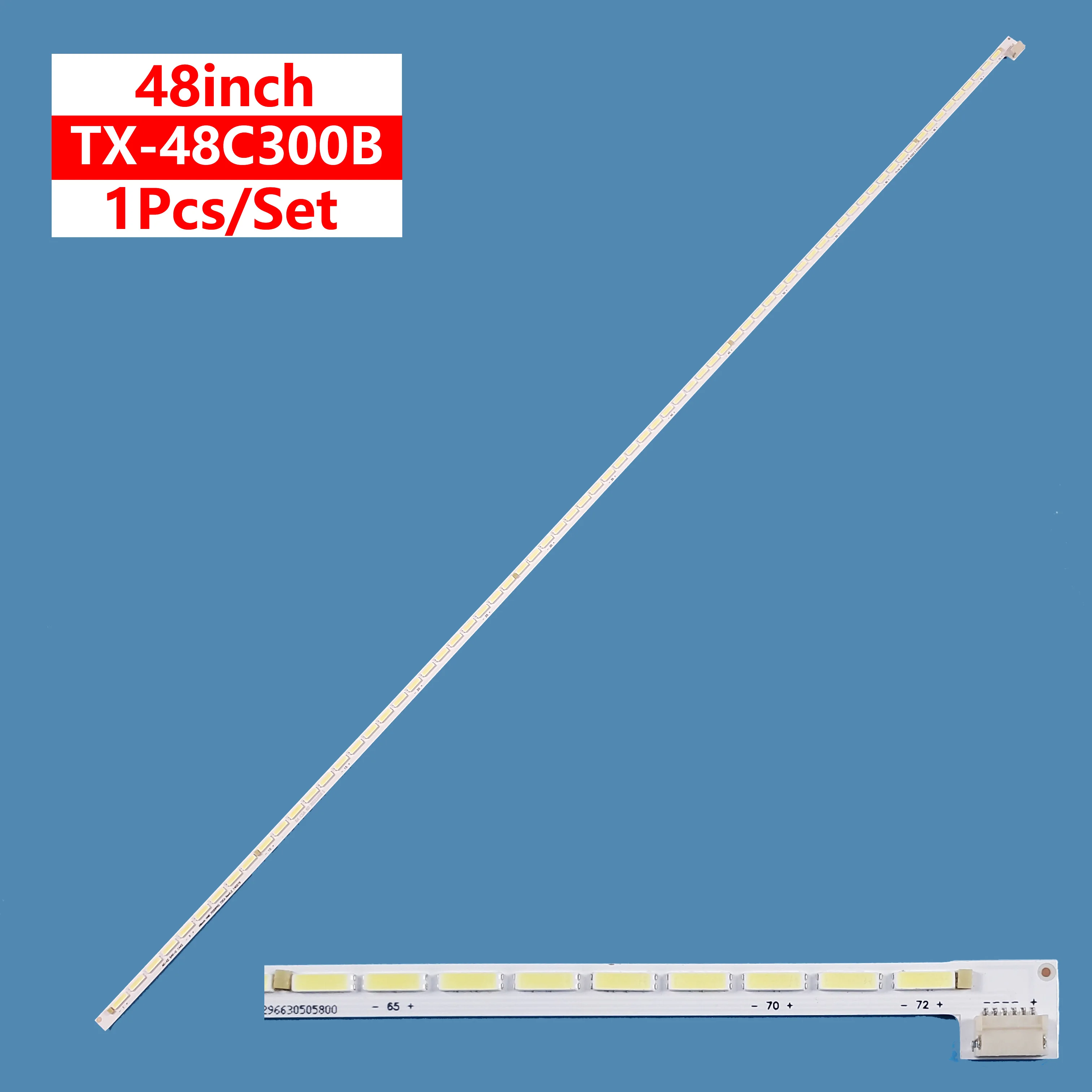 

New LED Backlight strip For LG lnnotek 48 TV 48inch VNB 7020PKG 72EA REV0.2 VESTEL VES480UNVS-M01 VES480UNVS-3D-M01