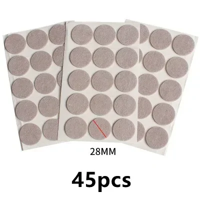 3-72 Stuks Vilt Stoelpoot Pads 3 Mm Dikke Vloer Kras Protector Mat Mute Antislip zelfklevende Diy Meubels Accessoires