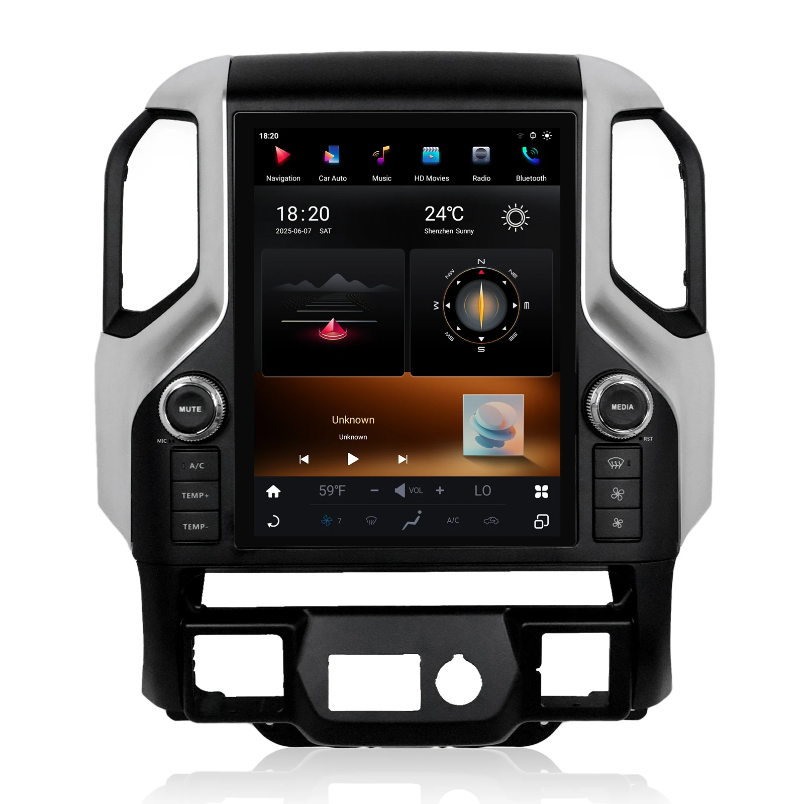 12.1 Tesla Screen Radio Accessories Snapdragon 665 for GMC Sierra Chevrolet Silverado 2019-2021 8+128GB Touchscreen Carplay