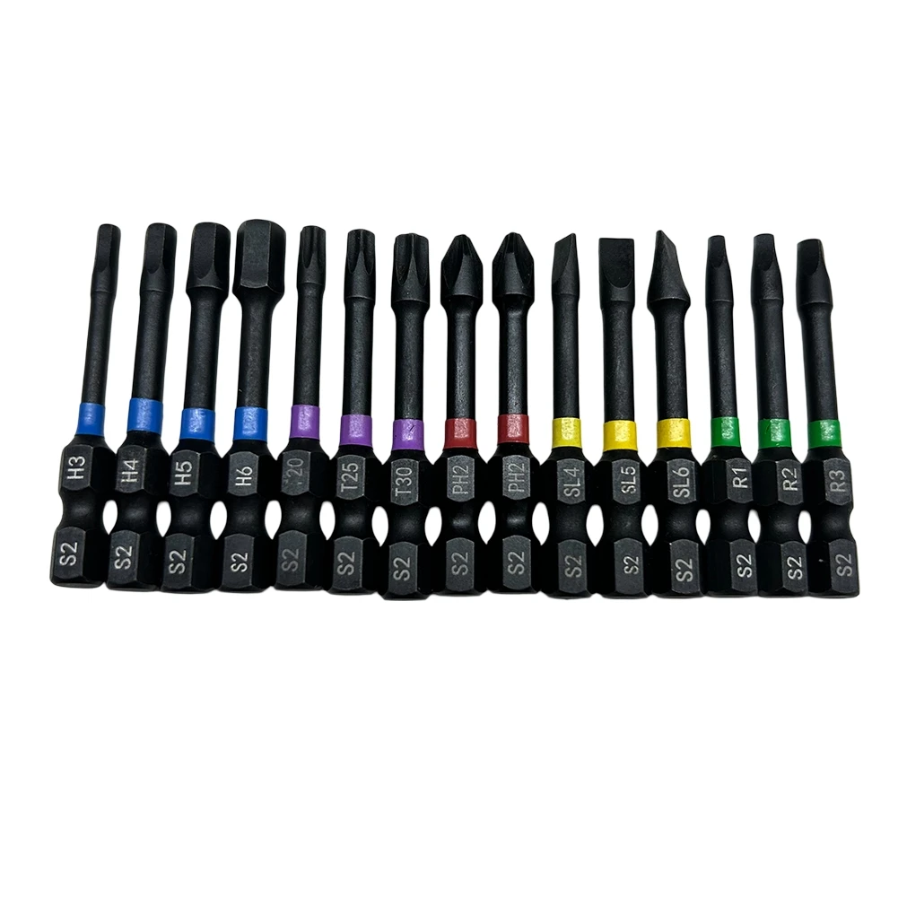 

15PCS Magnetic Screwdriver Bits Set For Impact Driver For Furniture Assembly Hand Tools Parts Power Tool Accessories