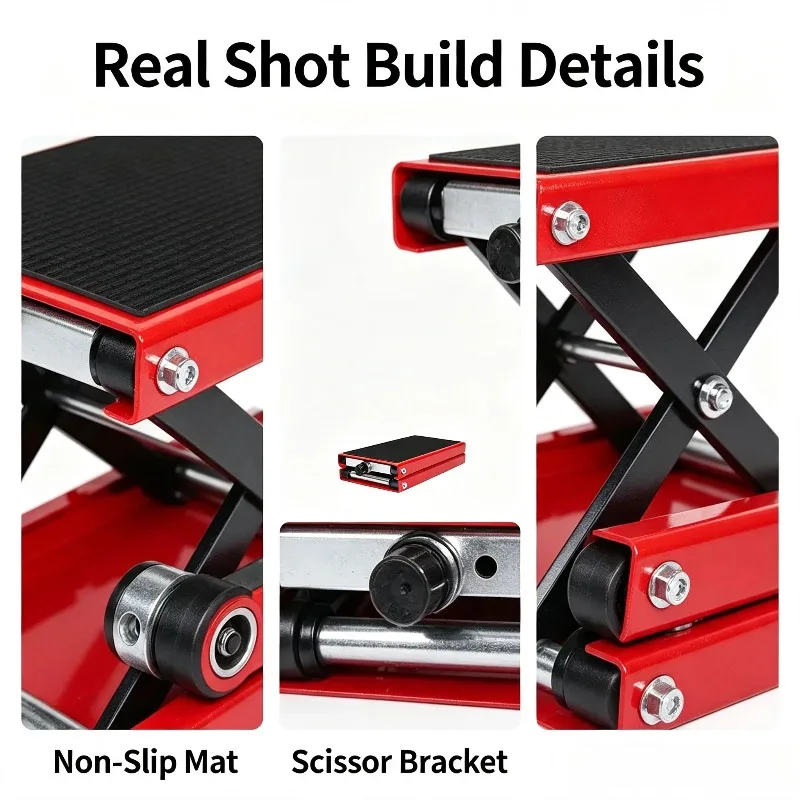 Motorcycle Lift Platform, Electric Bike Safety Bracket, Parking Bracket, Lift Rack, Vehicle Maintenance Tool Bench, Repair Bench