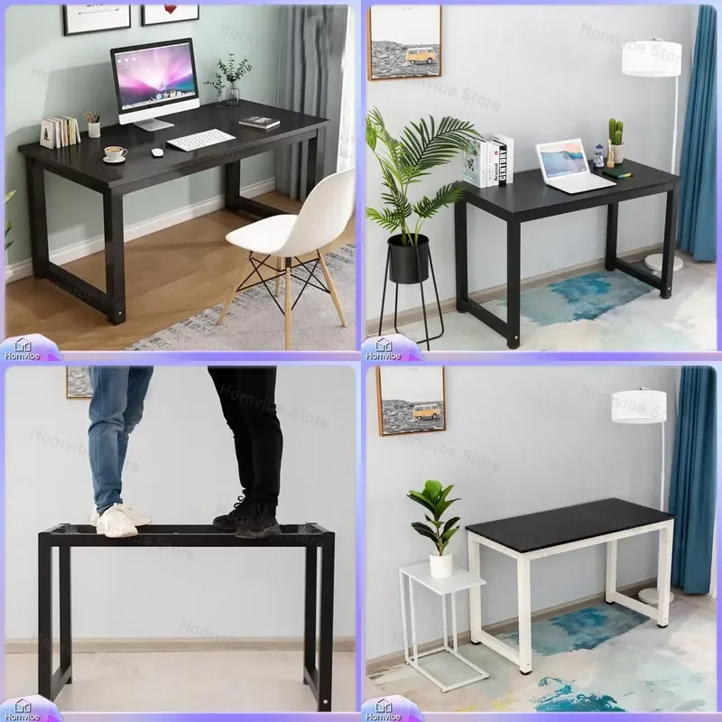

Friendly Small Computer Desk for Home Office Space Saving L Shaped Desk with Storage Drawers Modern Minimalist Writing