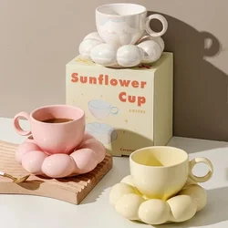 200mlのセラミックカップ,かわいい,雲,装飾的,コーヒーカップのセット,創造的なセラミックカップ,ギフトボックス,モダンなリビングルームの家の装飾