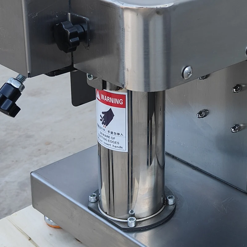 

Профессиональная настольная машина для нарезки мяса с равномерной толщиной ломтиков 0,5-15 мм, коммерческая слайсер-машина для свежего мяса, говядины и баранины