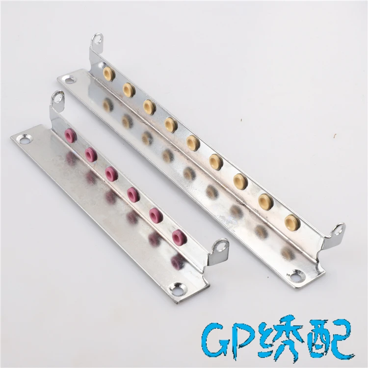 Embroidery Machine Accessories 9 Needle 6 Needle Under The Line Iron Steel Set Porcelain Sleeve
