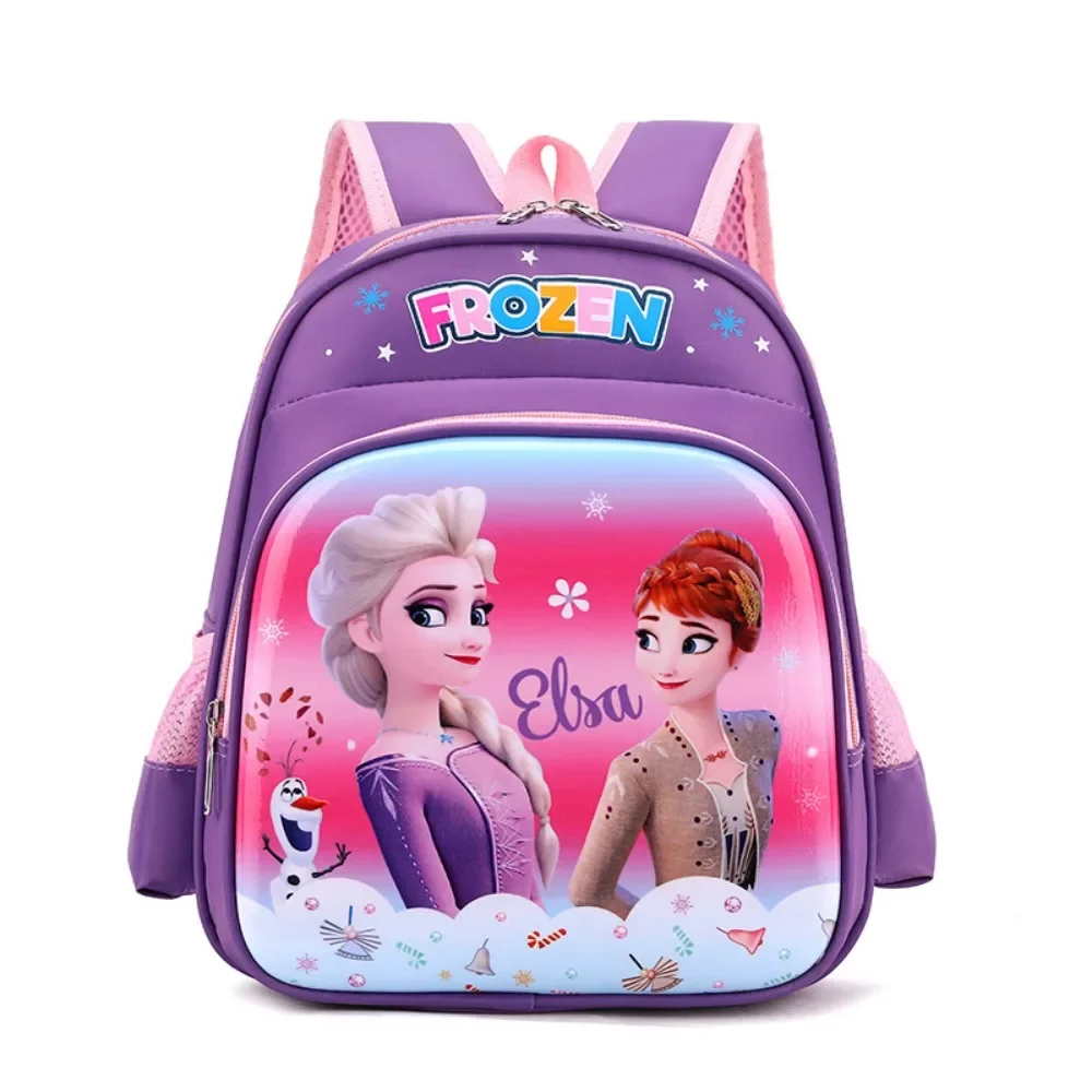 New Popular Cartoon Character Princess Elsa Backpack 3D Hard Shell Kindergarten Backpack Suitable For Boys And Girls Aged 3-7