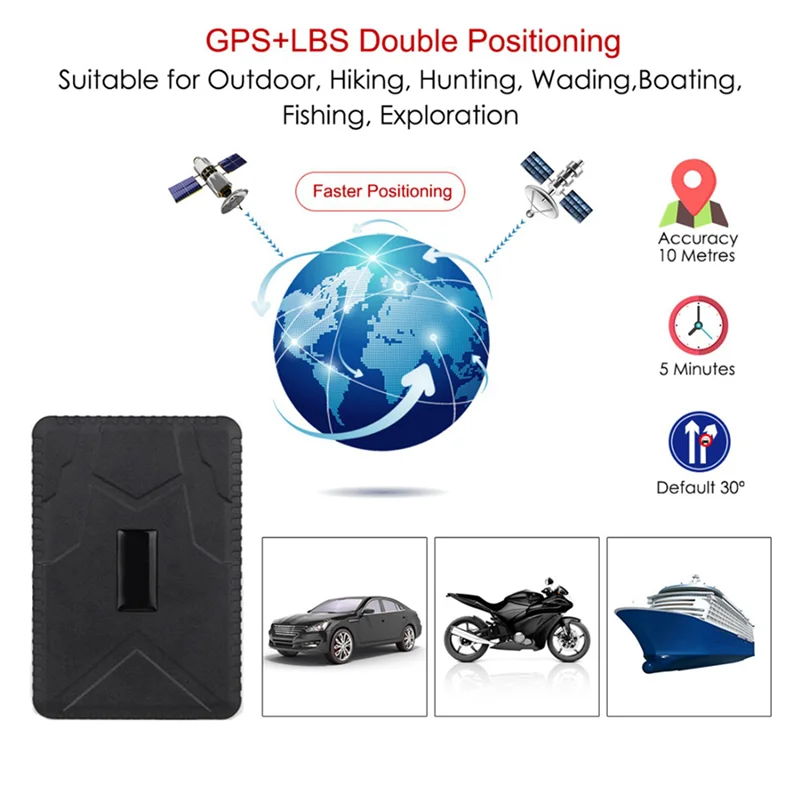 2X جهاز تتبع GPS للسيارة TK915 GPS محدد 10000Mah مقاوم للماء IP65 نظام تحديد المواقع جهاز تعقب السيارات تنبيه العبث تطبيق مجاني مدى الحياة