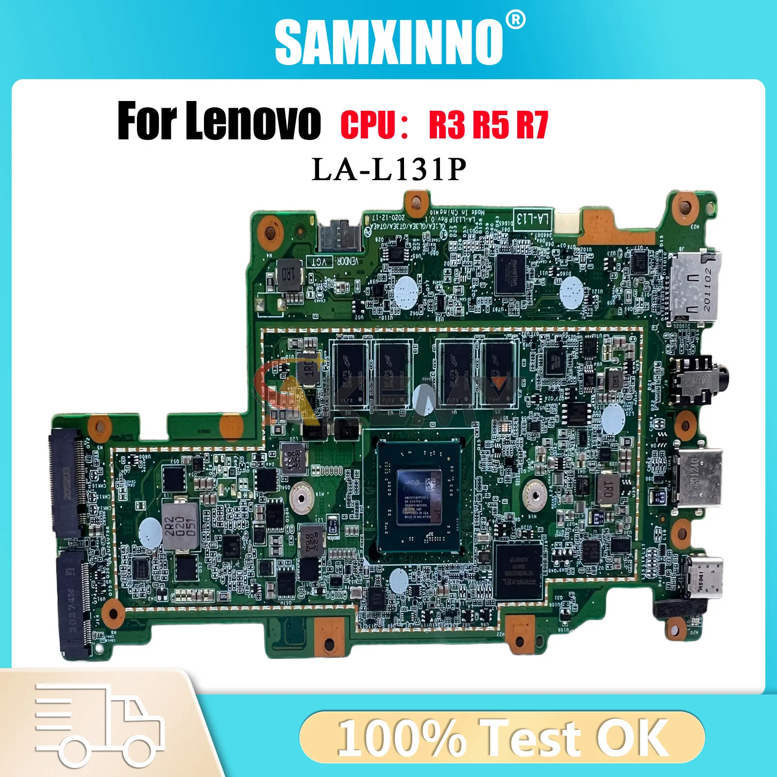 

Материнская плата для ноутбука Lenovo 14e Chromebook Gen 2 LA-L131P с процессором AMD 4 ГБ 8 ГБ ОЗУ 32 ГБ 64 ГБ SSD 100% полностью протестировано