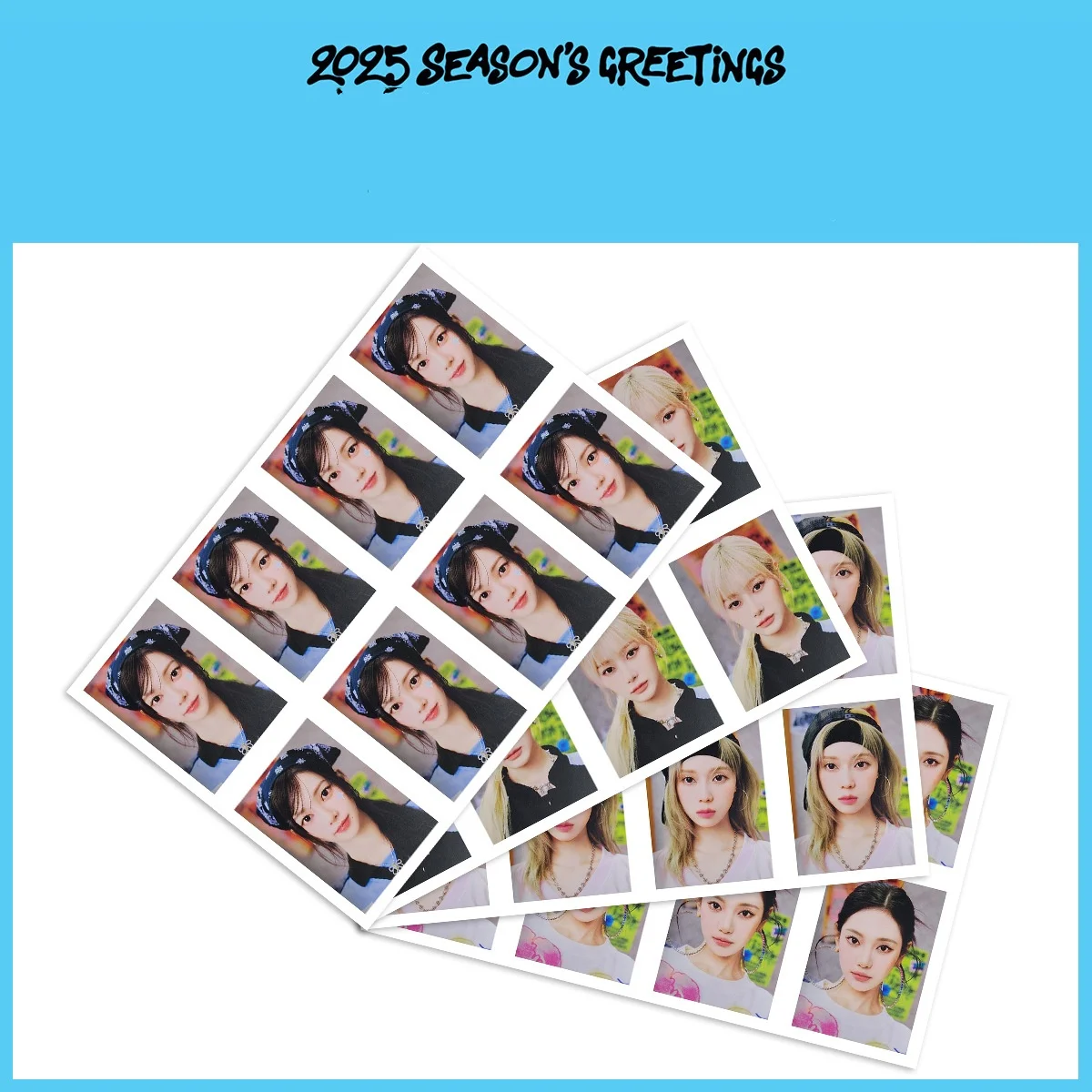 KPOP ID Photo WINTER NINGNING GISELLE KARINA White Background Photo Wonyoung REI LIZ YUJIN LEESEO GAEUL Passport Wallet Photo