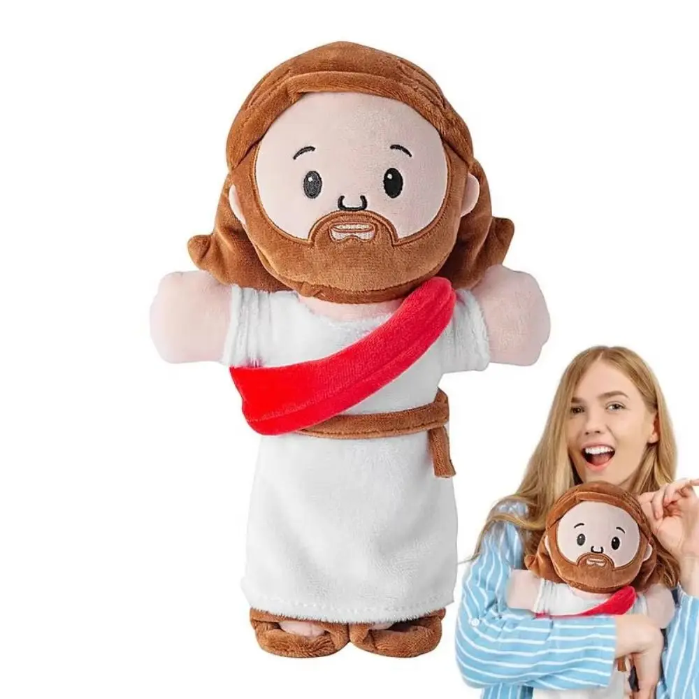 

Stuffed Animal Jesus Plush Toy Cartoon Kawaii Holy Family Plush Doll Creative 25cm Christ Religious Plushie Figure Home Decor