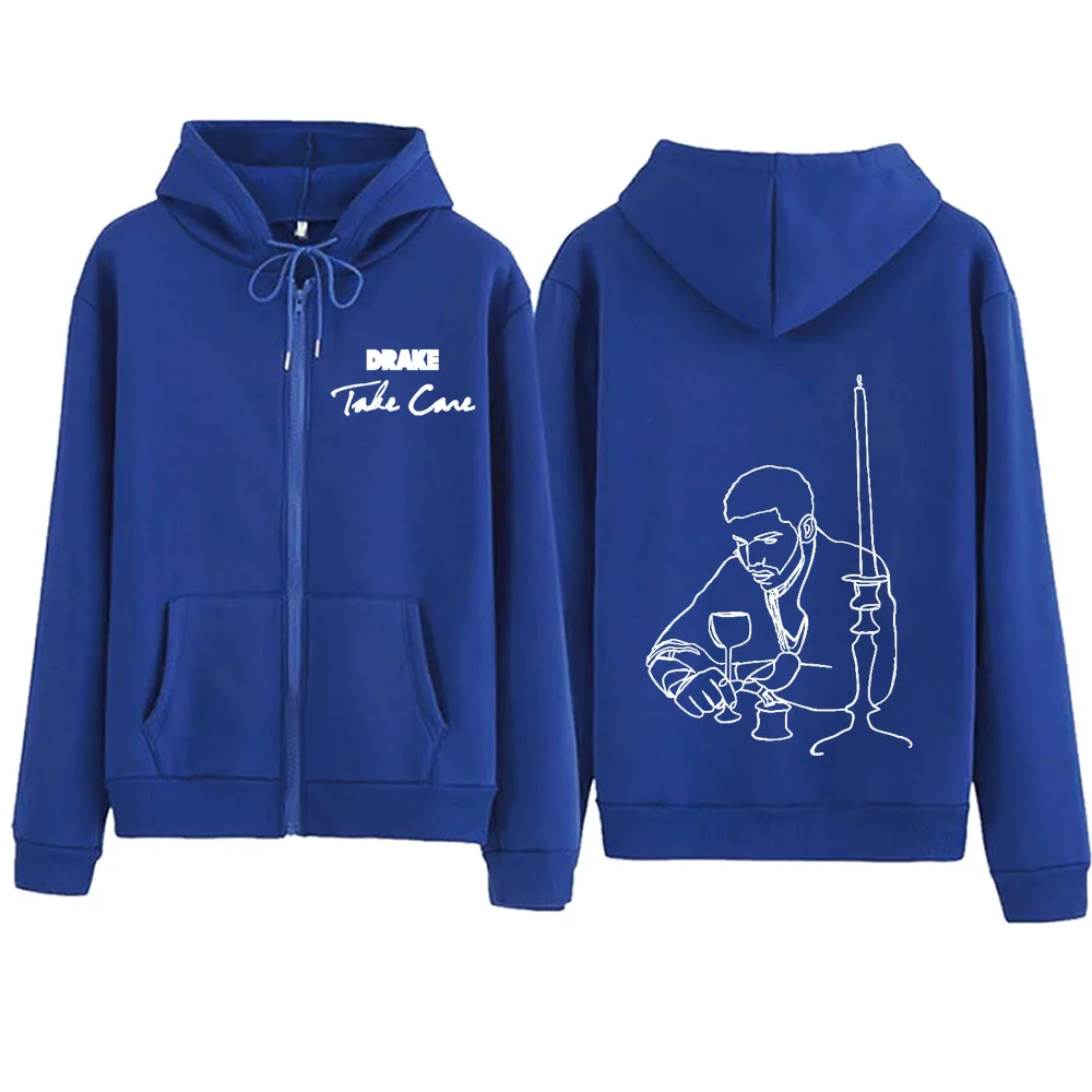 Take Care Drake 2024 ซิปHoodie Harajukuเสื้อStreetwearแฟนเพลงของขวัญVคอเสื้อปกติUnisex