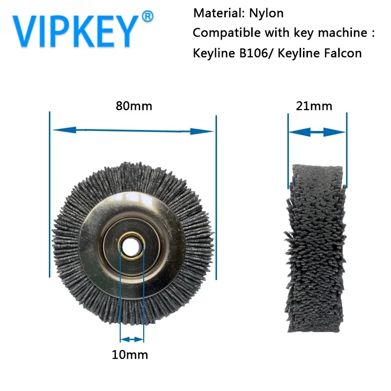 

Nylon Deburring Brush For Compatible with Keyline 106 Falcon Key Cutting Machine Locksmith Tools