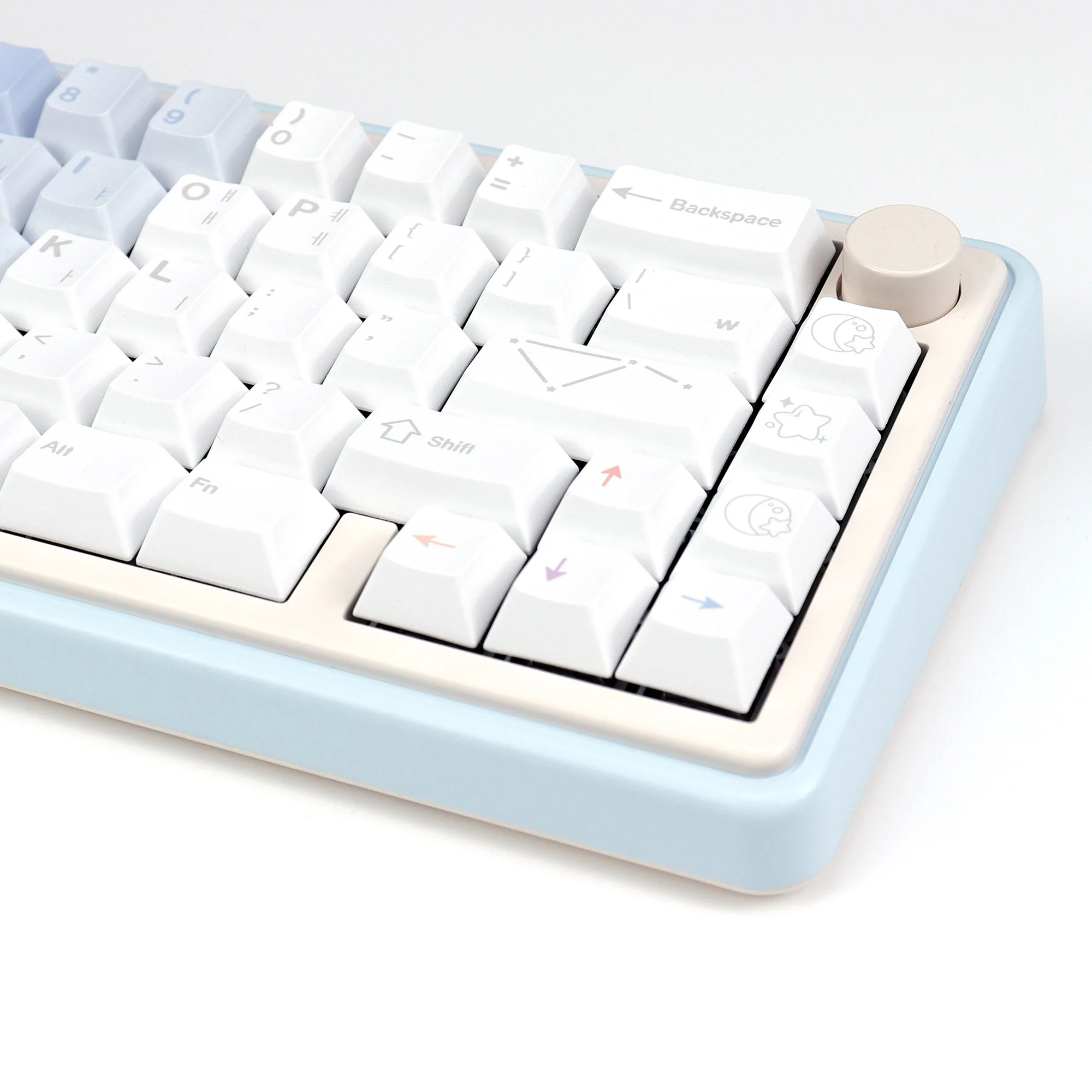 KBDiy الكورية Dreamscape Keycap PBT Hangul الكرز الشخصي أغطية المفاتيح مخصص أليس سبليت الفضاء ISO للوحة المفاتيح الميكانيكية بلوتوث