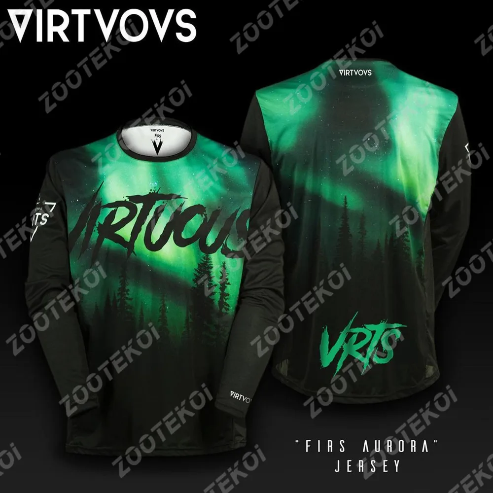 

Virtuous Motocross TShirt Summer Racing Enduro Mtb Downhill Ride Quick Dry Clothing MX Mountain Bike Adventure Motorcycle Jersey