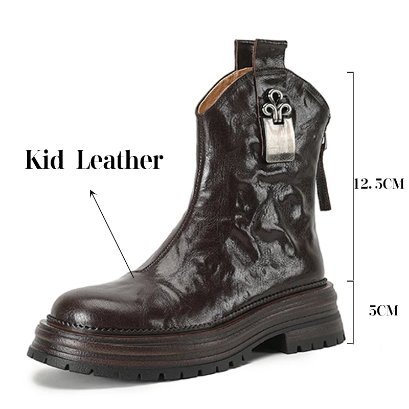 TULING JUN 2024 New Autumn Winter Women's Short Boots Rounded Toe Medium Heel Temperament Comfort Hot Sales Shoes For Women L