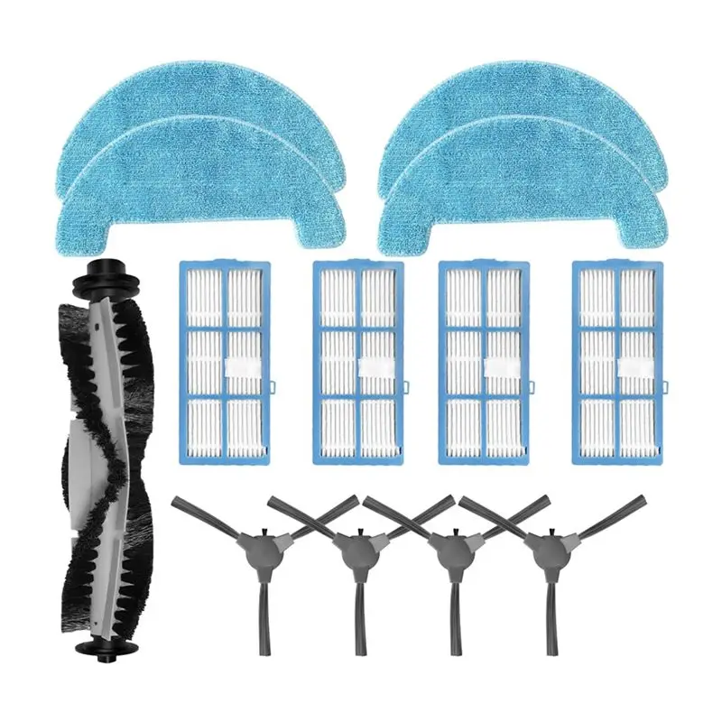 

Запасные части и аксессуары YCOC для Pioneer VC704R/VC714R: основная и боковые щетки, фильтр, тряпка для влажной уборки