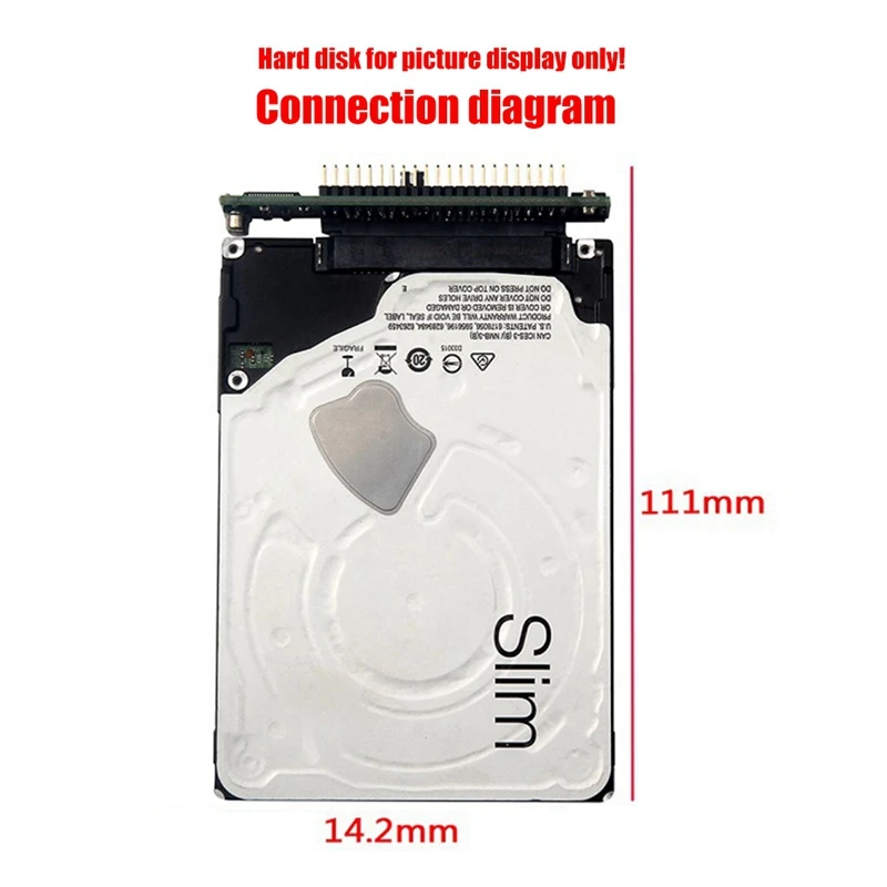 Notebook With 2.5 Inch SATA Hard Disk To IDE44 Pin Interface Adapter Card Serial Port To Parallel Port Conversion Card