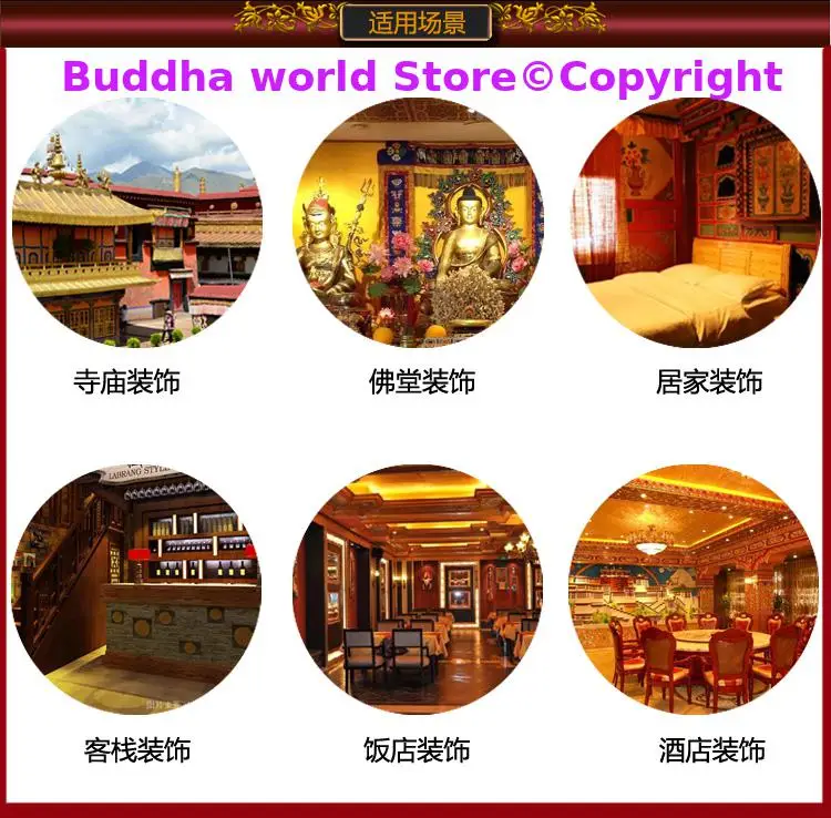 20PCS Tibetan Buddhism Buddhist disciple Mobile phone wall buddha Sticker Shurangama Mantra Kalachakra safety good luck Amulet