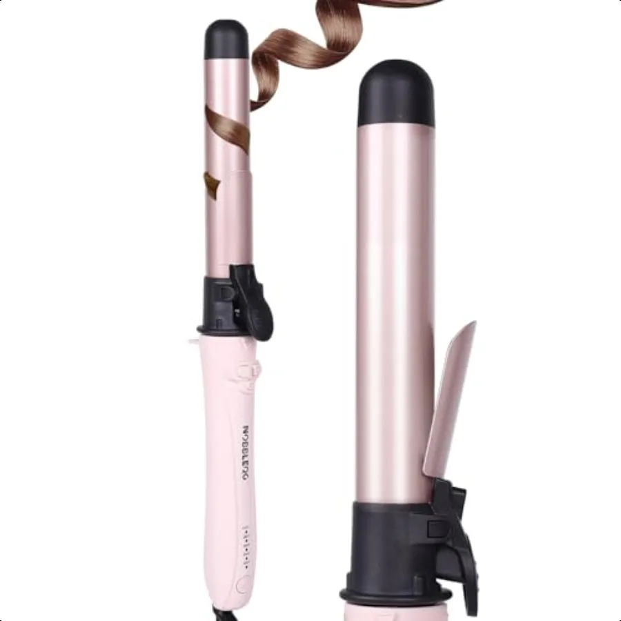 

Curling Iron Automatic Hair Curler Global Voltage 5 Heat Settings 360 Rotating Power Cord Automatic Reset Function Automatic Cu
